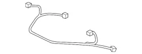 32216-tvc-k00 Honda Genuine Sub-wire L Front Bumper