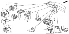 35830-sv4-a11 Honda Genuine Switch Assembly Cruise And Roof