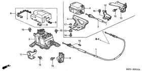 36636-plr-a00 Honda Genuine Bracket B Actuator