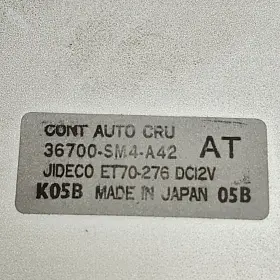 36700-sm4-a42 Honda 90-93 Accord At Cruise Control Computer Oem #3