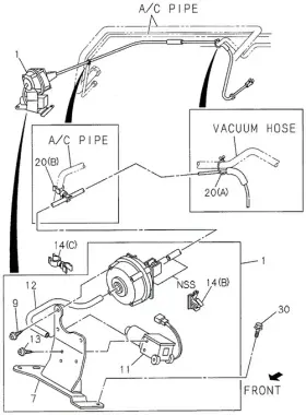 8-97013-983-0 Honda Genuine Pump Actuator Left