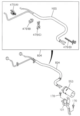 8-97149-236-1 Honda Genuine Tank Vac