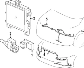 8s303-30b-a03 Honda Genuine Distance Sensor