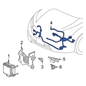 32130tbfa00 Honda Oe For Civic 2017-2019 Cruise Control Wiring Harness