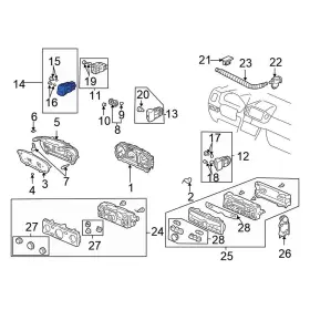 36775s9va01zb Honda Oe For Pilot 2003-2005 Cruise Control Switch