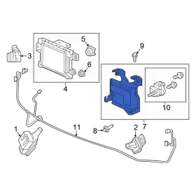 36801tg7a01 Honda Oe For Pilot 16-18 Cruise Control Distance Sensor Bracket
