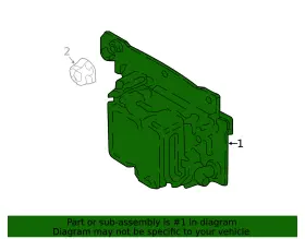 95655-j9100 Hyundai Genuine Cruise Control Distance Sensor #2