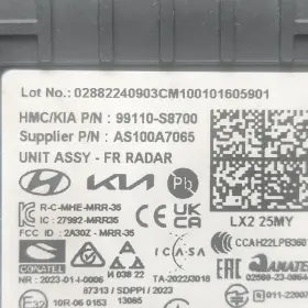 99110-s8700 Hyundai 2025 Palisade Cruise Control Radar Distance Sensor #3