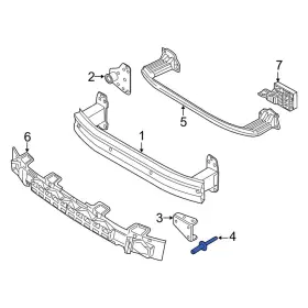 68460626aa Jeep Oe For Renegade 2019-2023 Cruise Control Distance Sensor Rivet