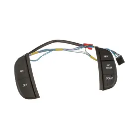 Alx-pau-si-cca1280-cla6 Karparts360 For Ford F-150 1997-2003 Cruise Control Switch Black Red Blade And Pin Terminal