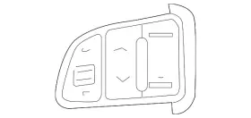 96700-3w001wk Kia Genuine Audio Switch