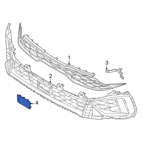 86381l2ca0ahv Kia Oe Cruise Control Distance Sensor Cover