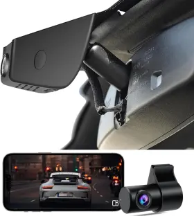 B0dwmg48rh Kutaitai Front 4k Rear Dash Cam G-sensor For Ford F150 2018-25 F250/f350 Super Du