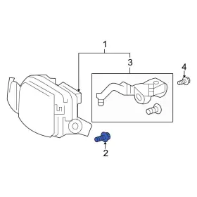 9015960395 Lexus Oe For Rx350h 2023-2025 Cruise Control Distance Sensor Screw