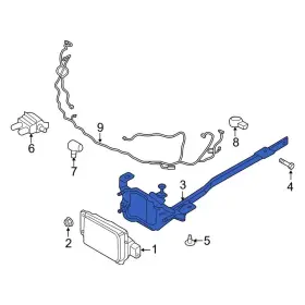 W707398s439 Lincoln Oe For Mkc 15-19 Front Cruise Control Distance Sensor Bracket