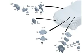 000-900-70-54-64 Mercedes-benz Genuine Control Unit