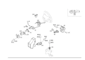 008-545-23-24 Mercedes-benz Genuine Switch