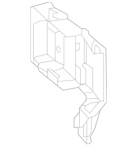 117-885-10-01 Mercedes-benz Genuine Mount