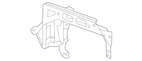 166-626-05-29 Mercedes-benz Genuine Cruise Control Distance Sensor Bracket