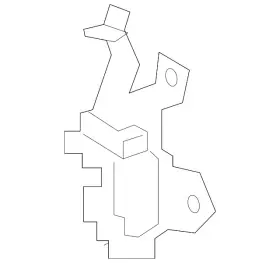 177-885-29-03 Mercedes-benz Genuine Distance Sensor Bracket