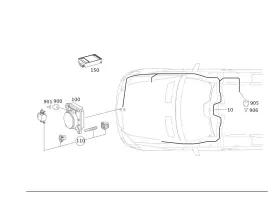 203-540-26-17 Mercedes-benz Genuine Parts Kit Distributor Sensor