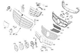 205-880-56-00 Mercedes-benz Genuine Base Plate