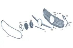 213-888-99-00 Mercedes-benz Genuine Holder
