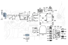 213-900-58-27 Mercedes-benz Genuine Control Unit