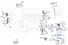 213-900-93-22 Mercedes-benz Genuine Control Unit