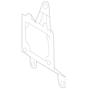 222-540-28-17 Mercedes-benz Genuine Control Unit Holder