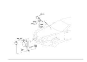 230-540-01-62 Mercedes-benz Genuine Control Unit