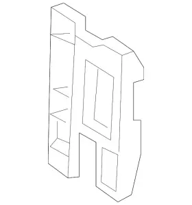 231-885-02-14 Mercedes-benz Genuine Radar Sensor Bracket