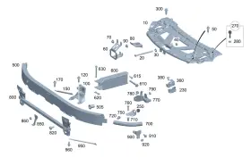 232-620-41-01 Mercedes-benz Genuine Holder
