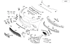 257-885-79-04 Mercedes-benz Genuine Cover
