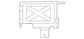 257-885-80-04 Mercedes-benz Genuine Radar Sensor Cover