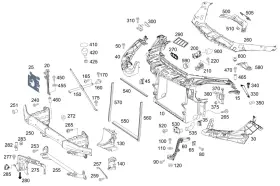 292-626-05-00 Mercedes-benz Genuine Console
