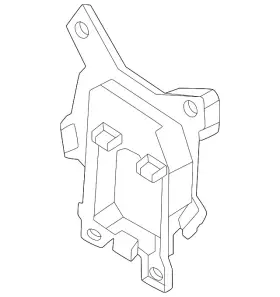 296-888-26-00 Mercedes-benz Genuine Distance Sensor Bracket