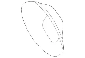 463-881-00-23-9999 Mercedes-benz Genuine Cover Trim