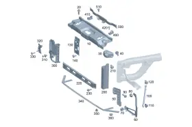 465-821-14-00 Mercedes-benz Genuine Holder