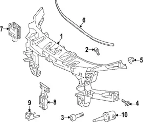 9108803901 Mercedes-benz Genuine Console