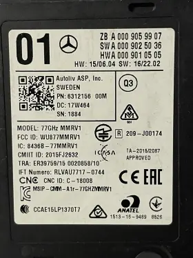 A0009059907 Mercedes-benz 2018-19 E300 Rear Left Blind Spot Monitor Radar Sensor #3