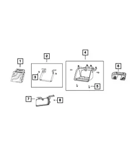 04672929ac Mopar Genuine Forward Facing Camera