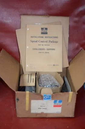 4025510 Mopar Nos 1978-83 Dodge Challenger Speed Cruise Control System Kit Servo Lever Cables 4025510 Mopar Nos 1978-83 Dodge Challenger Speed Cruise Control System Kit Servo Lever Cables