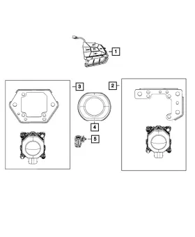 4672628ad Mopar Genuine Adaptive Speed Control Module Sensor
