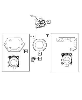 4672827ad Mopar Genuine Adaptive Speed Control Module Sensor