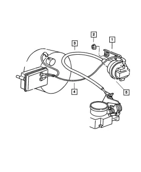 4861456aa Mopar Genuine Speed Control Servo Bracket