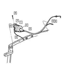 5510004aa Mopar Genuine Speed Control Servo Bracket