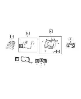 56029823ae Mopar Genuine Forward Facing Camera