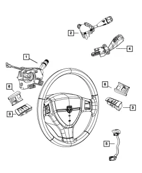 56046081ad Mopar Genuine Speed Control Switch