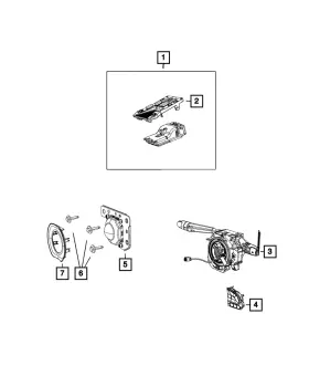 5yl22xsaad Mopar Genuine Speed Control Switch